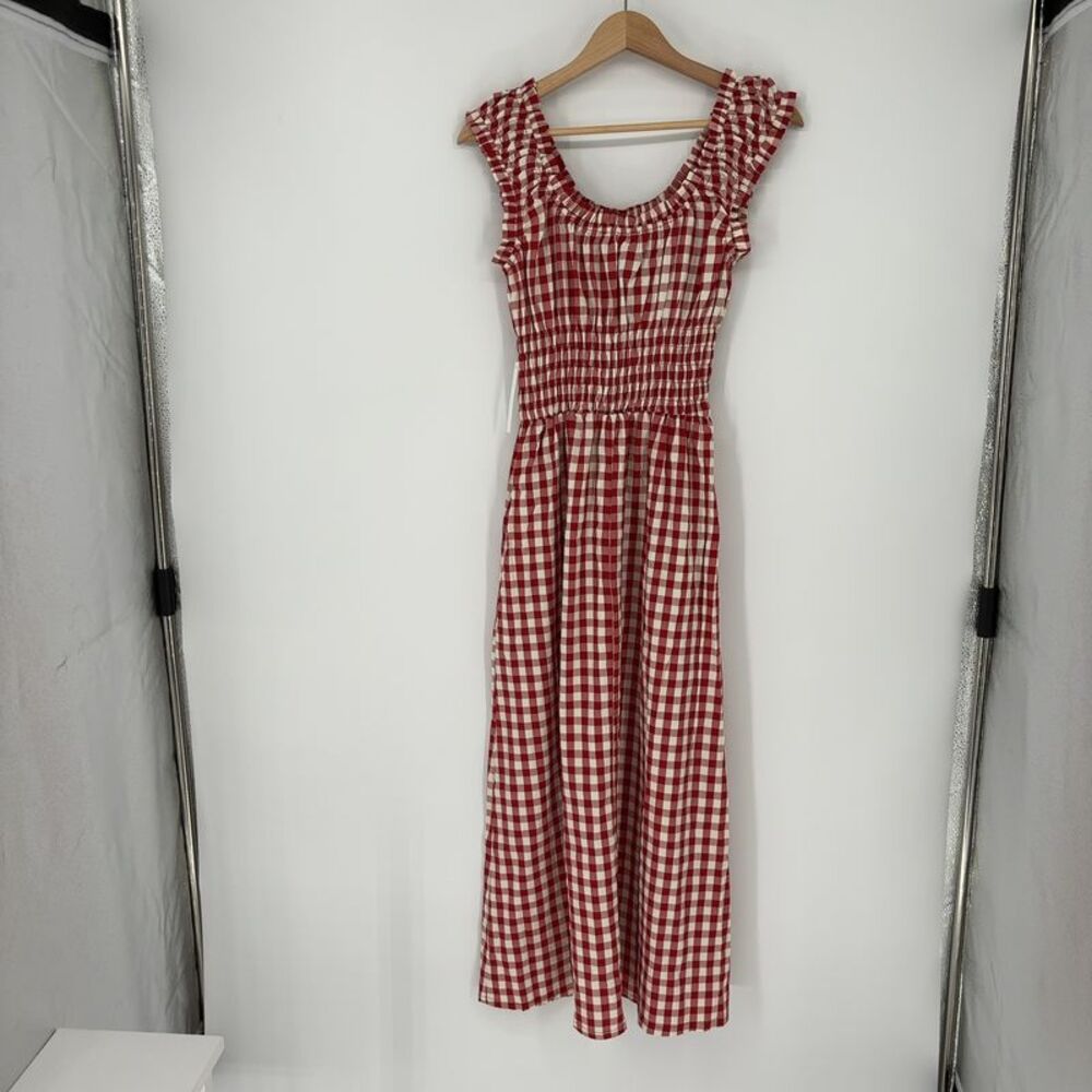 Lisa Says Gah Cherry Gingham Annie Dress - Picture 2 of 3